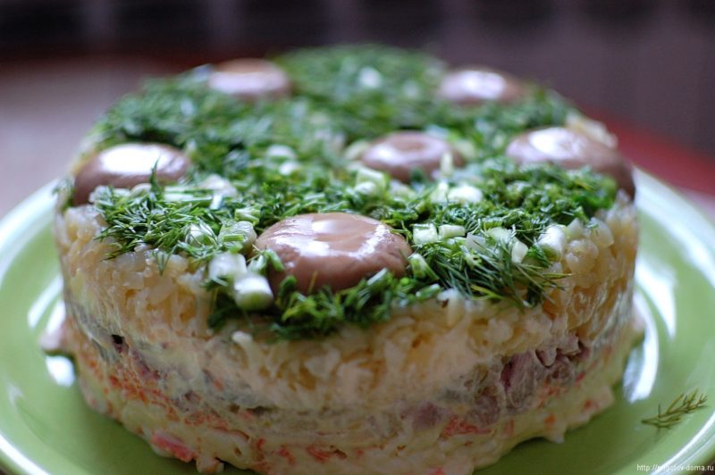Грибная поляна рецепт